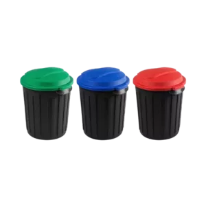 RECYCLE BIN 60L – RED, BLUE & GREEN LID
