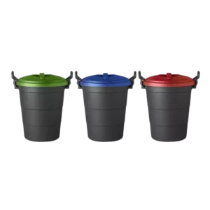 RECYCLE BIN 70L – RED, BLUE & GREEN LID