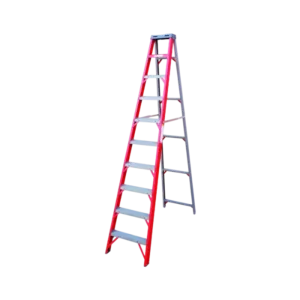 Industrial Duty A-Frame Fully Fibreglass Ladder Step Ladder – 3000 mm