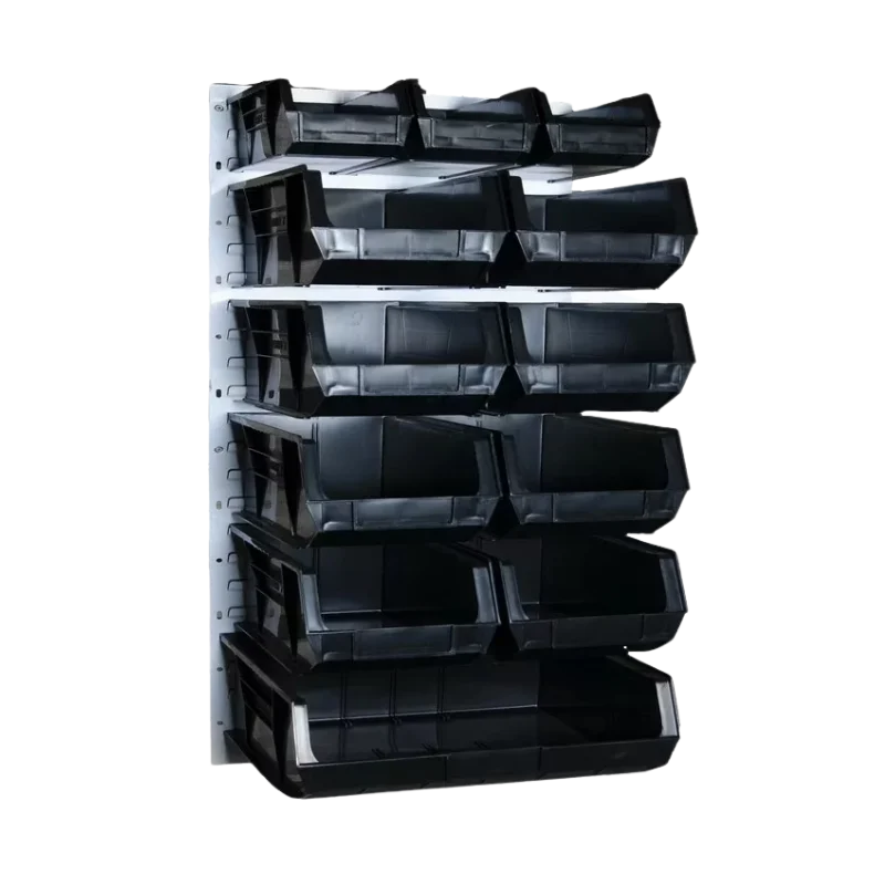 Spode Plastic Storage Bin Kit 9 Black
