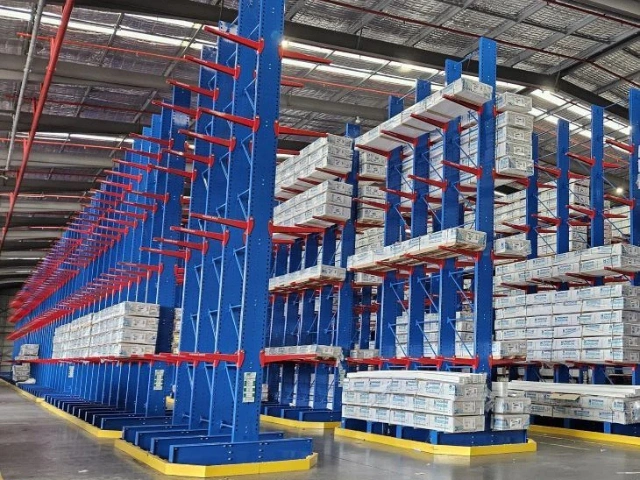 A large cantilever racking installation done in South Africa